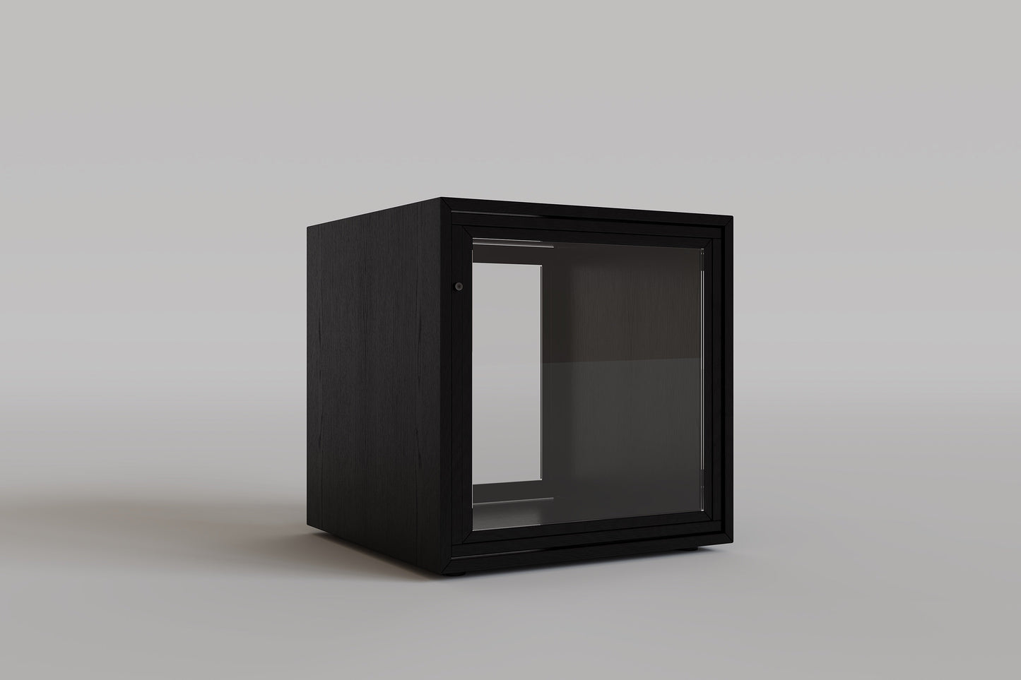 Glass Cubic Cabinet