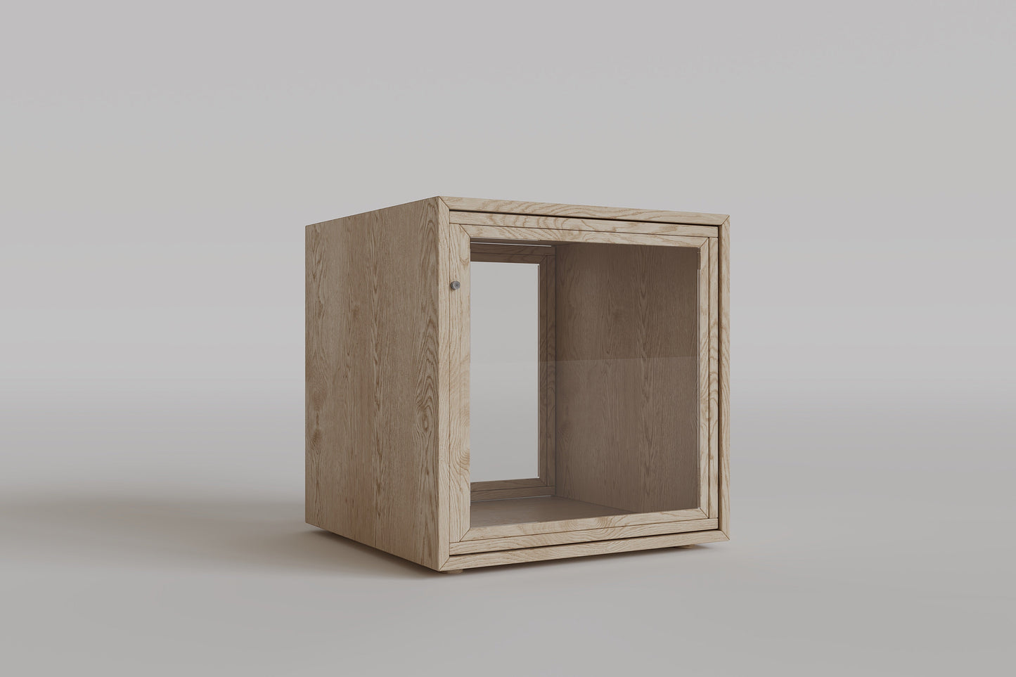 Glass Cubic Cabinet